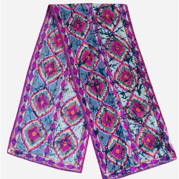 Vera Studio Vera Neumann Multicolor Print Scarf Japan - Picture 1 of 3
